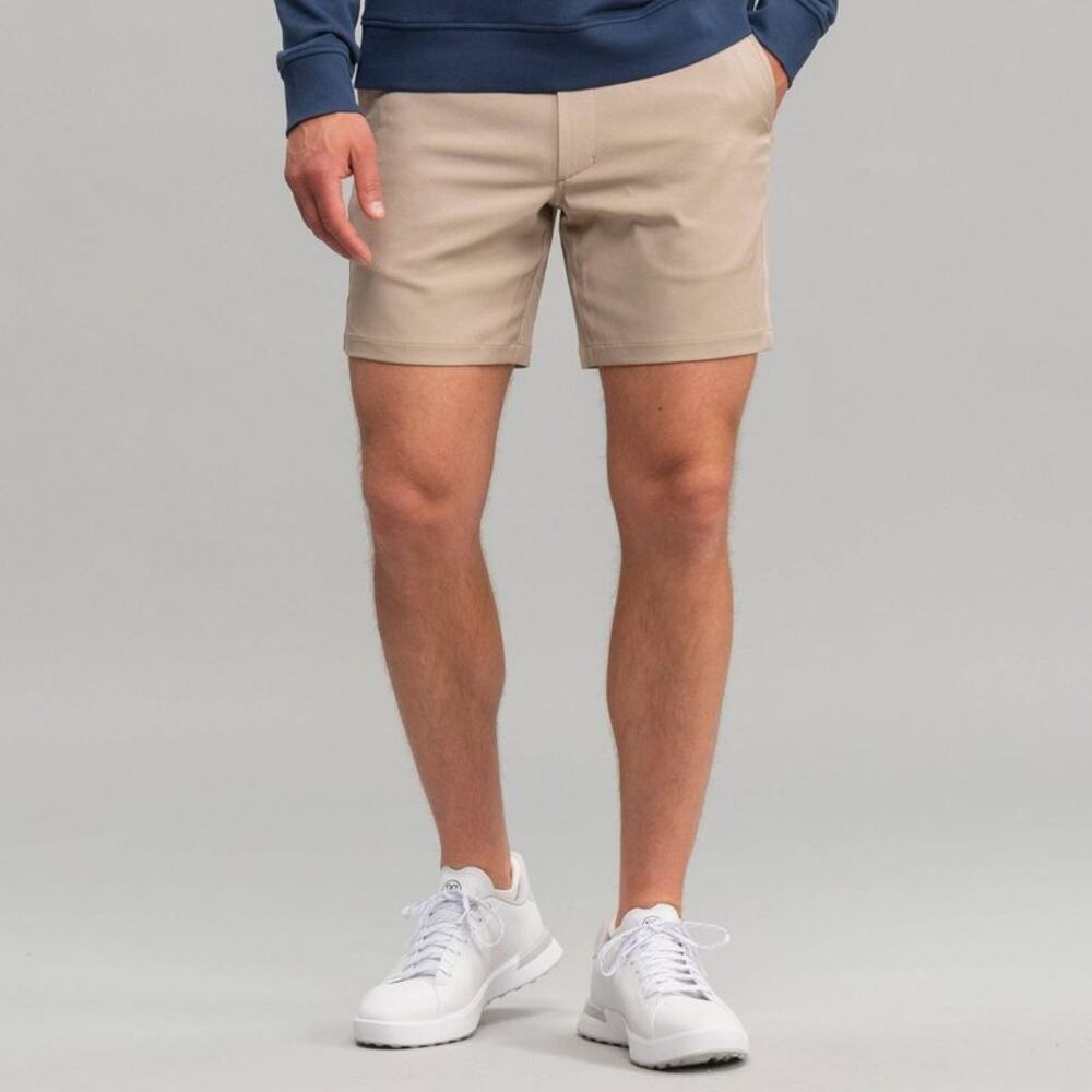 Richer Poorer Men's 7" 5-Pocket Twill Chino Shorts - Dark Khaki 32